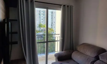 Apartamento com 1 dormitório para alugar, 49 m² por r$ 2.619,00/mês - jardim myrian moreira da costa - campinas/sp
