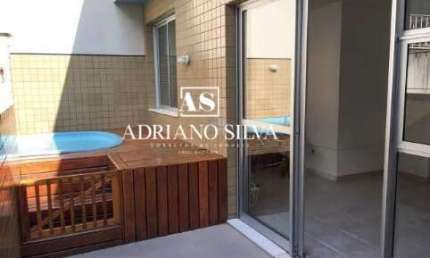 Cobertura à venda, no Condomínio do Edifício Versailles,  em Niterói, Santa Rosa, com 3 quartos, 136m²