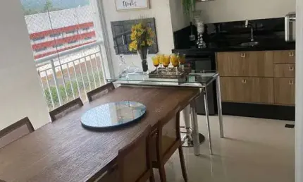 Apto ghaia de 158m2 -  3 suítes e varanda gourmet - semi-mobiliado!!!