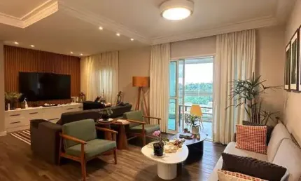 Apto resort tamboré - 133m2 - 3 dorm. - 3 vagas + deposito - vista livre!!!