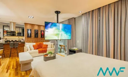 Apto Alpha Park - Vista Livre - Finamente Mobiliado!!!