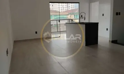 Casa Nova Sobreposta Alta com 3 suítes  -  Marapé /  Santos