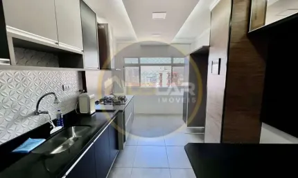 Apartamento de 2 dorms com dependencia na ponta da praia, vista mar