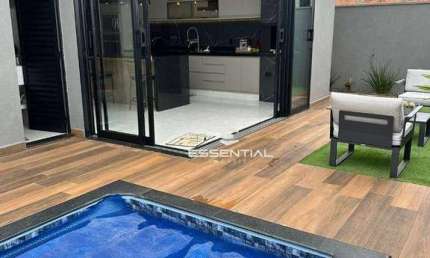 Casa com 3 dormitórios, 02 suítes  à venda, 145 m² por R$ 990.000 - Alphaville - Mirassol/SP