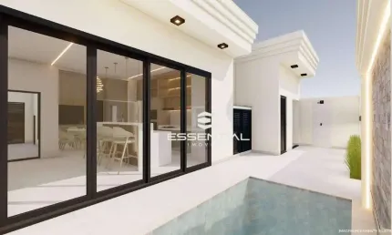 Casa com 3 dormitórios e piscina finalizando pintura e revestimentos à venda, 126 m² por r$ 750.000 no bairro maisparque em são josé do rio preto/sp