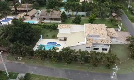 Chácara de alto padrão com 6 suítes no condomínio horizonte azul 1, itupeva - sp