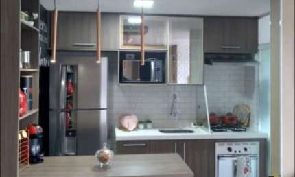 Apartamento à venda em Cotia-SP, Jardim Ísis: 2 quartos, sala, banheiro, garagem, 46,53 m² de área.
