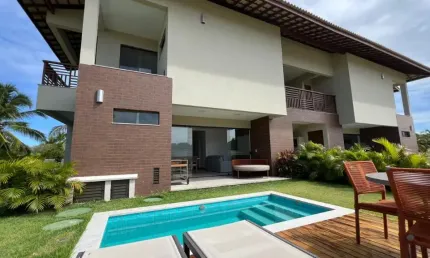 Casa em condomínio fechado com 4 quartos à venda na Rua Imbassaí, 1, Imbassai, Mata de São João