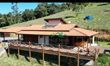 Casa zona rural mobiliada à venda, 2 alqueires por R$ 1.300.000 - Cunha - Cunha/SP