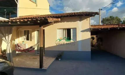 Casa com 2 dormitórios à venda, 69 m² por r$ 320.000 - jardim esperança - guaratinguetá/sp