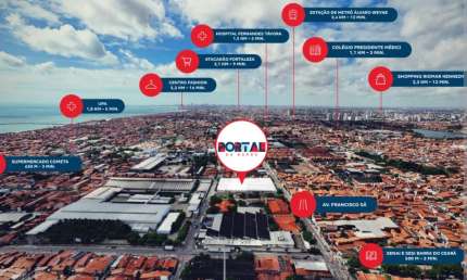 Apartamento com 2 quartos à venda na Rua Araquém, 793, Barra do Ceará, Fortaleza
