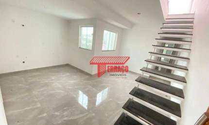 Cobertura com 3 dormitórios à venda por R$ 590.000,00 - Vila Pires - Santo André/SP