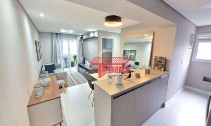 Apartamento à venda, 53 m² por R$ 390.000,00 - Vila Tibiriçá - Santo André/SP