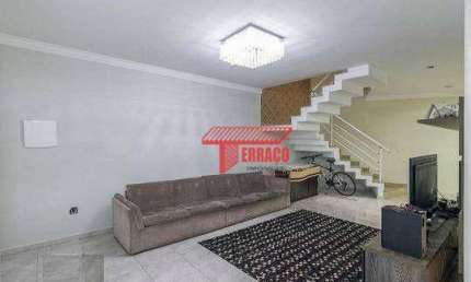Sobrado com 3 dormitórios à venda, 266 m² por R$ 800.000,00 - Vila Alzira - Santo André/SP