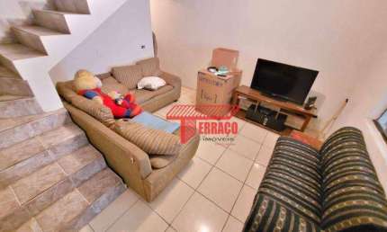 Sobrado com 6 dormitórios à venda, 204 m² por R$ 670.000,00 - Vila Luzita - Santo André/SP