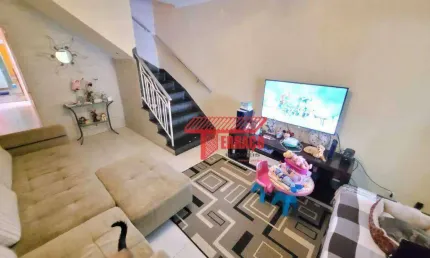 Sobrado à venda, 153 m² por R$ 605.000,00 - Vila Helena - Santo André/SP