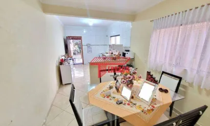 Sobrado com 3 dormitórios à venda, 189 m²  - Parque São Vicente - Mauá/SP
