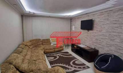 Sobrado com 3 dormitórios à venda, 198 m² por R$ 860.000,00 - Jardim Progresso - Santo André/SP