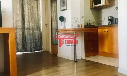 Flat com 1 dormitório à venda, 46 m² por R$ 245.000,00 - Vila Bastos - Santo André/SP