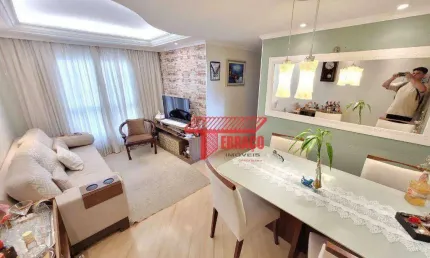 Apartamento com 2 dormitórios à venda, 57 m² por R$ 296.000,00 - Vila Lutécia - Santo André/SP