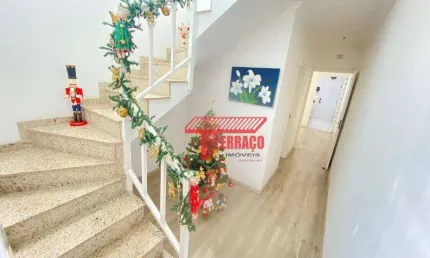 Sobrado com 3 dormitórios à venda, 174 m² por r$ 720.000,00 - jardim stella - santo andré/sp
