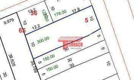 Terreno à venda, 300 m² por R$ 600.000,00 - Vila Pires - Santo André/SP