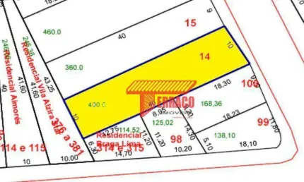Terreno à venda, 400 m² por r$ 900.000,00 - vila helena - santo andré/sp