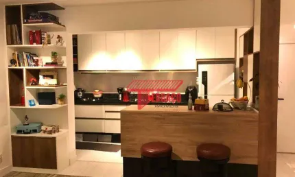 Apartamento planejado com 03 dormitórios sendo 03 suítes - Centro, Santo André