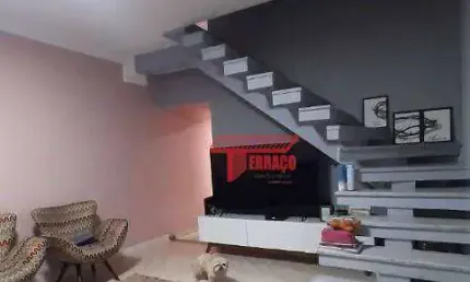 Sobrado com 3 dormitórios à venda, 192 m² - vila pires - santo andré/sp