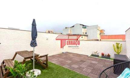 Cobertura com 2 dormitórios à venda, 84 m² por R$ 415.000,00 - Vila Linda - Santo André/SP