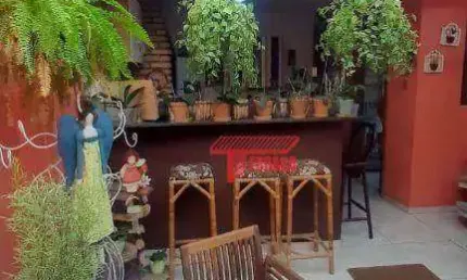 Sobrado com 2 dormitórios à venda, 131 m² - vila alzira - santo andré/sp