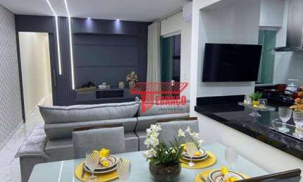 Apartamento com 3 dormitórios à venda, 90 m² - Parque das Nações - Santo André/SP