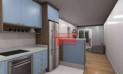 Apartamento com 2 dormitórios à venda, 64 m²  - campestre - santo andré/sp