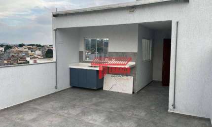 Cobertura com 2 dormitórios para alugar, 48 m² - Vila Guarani - Mauá/SP