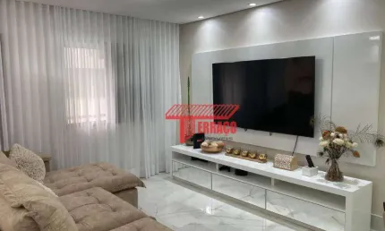 Apartamento com 3 dormitórios à venda, 122 m² - Jardim - Santo André/SP