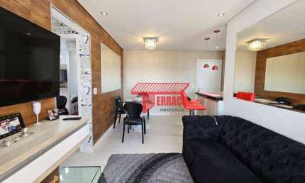 Apartamento com 3 dormitórios à venda, 60 m² - Vila Pires - Santo André/SP