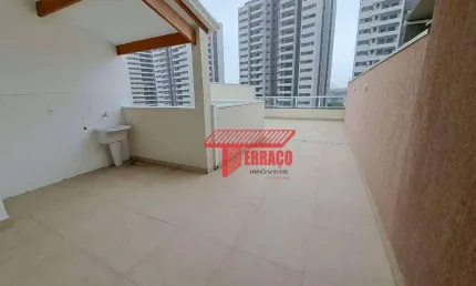 Cobertura com 2 dormitórios para alugar, 52 m² por R$ 3.541,00/mês - Vila Gilda - Santo André/SP