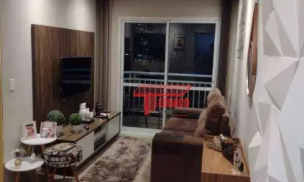 Apartamento com 2 dormitórios à venda, 60 m² por R$ 350.000,00 - Vila Valparaíso - Santo André/SP