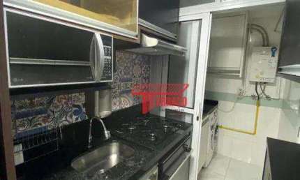 Apartamento com 2 dormitórios à venda, 40 m² por R$ 265.000 - Vila Lutécia - Santo André/SP