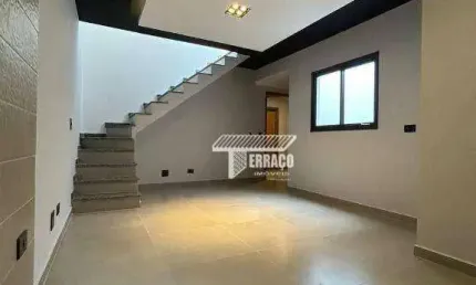 Cobertura com 2 dormitórios à venda, 47 m² por R$ 425.000,00 - Vila Scarpelli - Santo André/SP