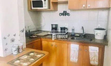 Flat com 1 dormitório à venda, 44 m² por R$ 287.000,00 - Centro - Santo André/SP
