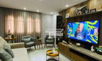 Sobrado com 3 dormitórios à venda, 181 m² - Vila Linda - Santo André/SP