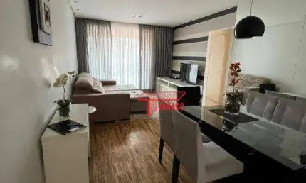 Apartamento com 2 dormitórios à venda, 82 m² por r$ 450.000,00 - vila valparaíso - santo andré/sp