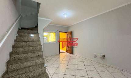 Excelente sobrado disponível para locação, 85 m²  - Vila Marina - Santo André/SP