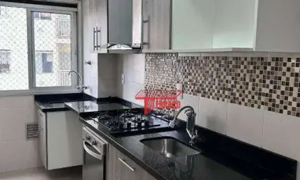 Apartamento com 2 dormitórios à venda, 50 m² por R$ 320.000,00 - Vila Homero Thon - Santo André/SP