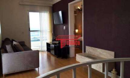 Apartamento Duplex com 3 dormitórios para alugar, 118 m² por R$ 4.900,00/mês - Casa Branca - Santo André/SP