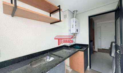 Apartamento novo com 2 dormitórios para alugar, 56 m² - Jardim - Santo André/SP