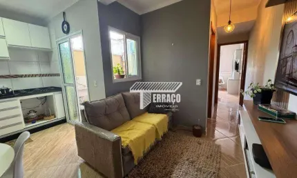 Apartamento com 2 dormitórios para venda, 44 m² - vila junqueira - santo andré/sp