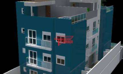 Apartamento com 2 dormitórios à venda, 44 m² por R$ 425.000,00 - Paraíso - Santo André/SP