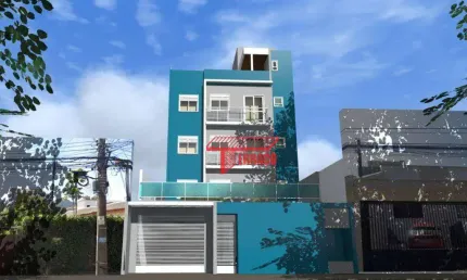 Cobertura com 2 dormitórios à venda, 45 m² por R$ 630.000,00 - Paraíso - Santo André/SP